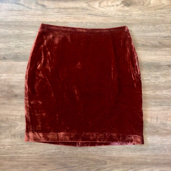 Opening Ceremony Dresses & Skirts - NWT Opening Ceremony Wine Velvet Mini Skirt